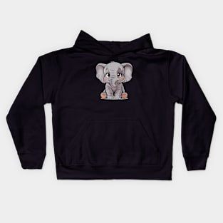 Cute Baby Elephant Kids Hoodie